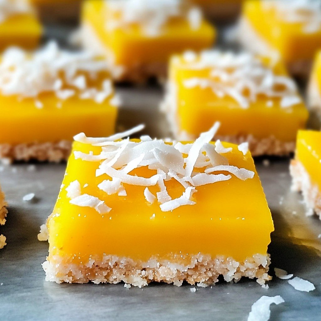 Mango Coconut Bars: Your Easy Tropical Paradise Treat