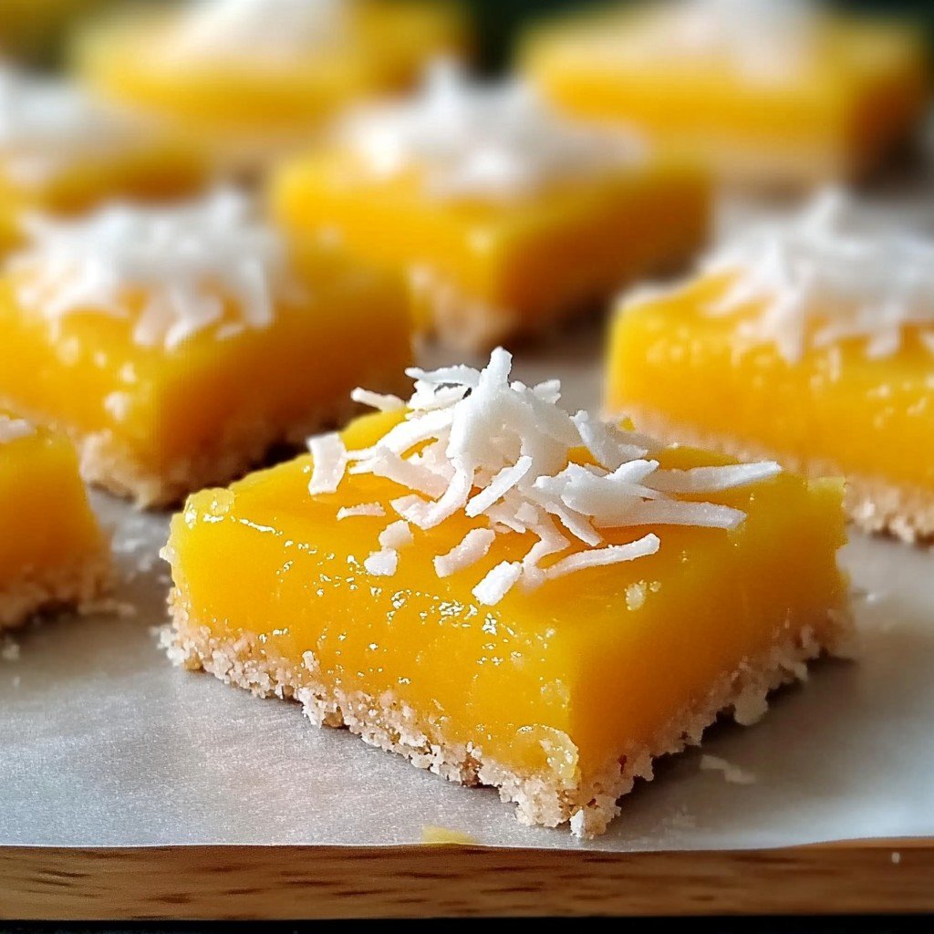 Mango Coconut Bars: Your Easy Tropical Paradise Treat