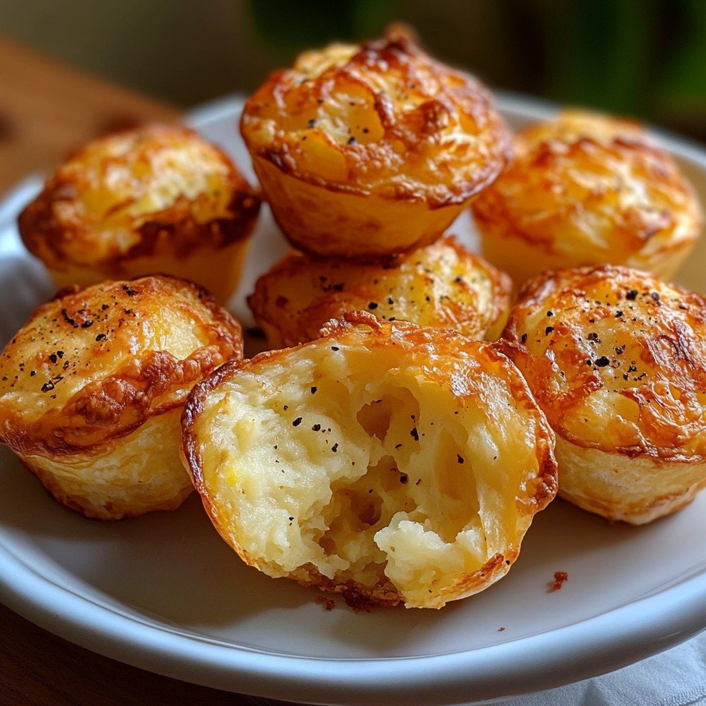 Mashed Potato Cheese Puffs