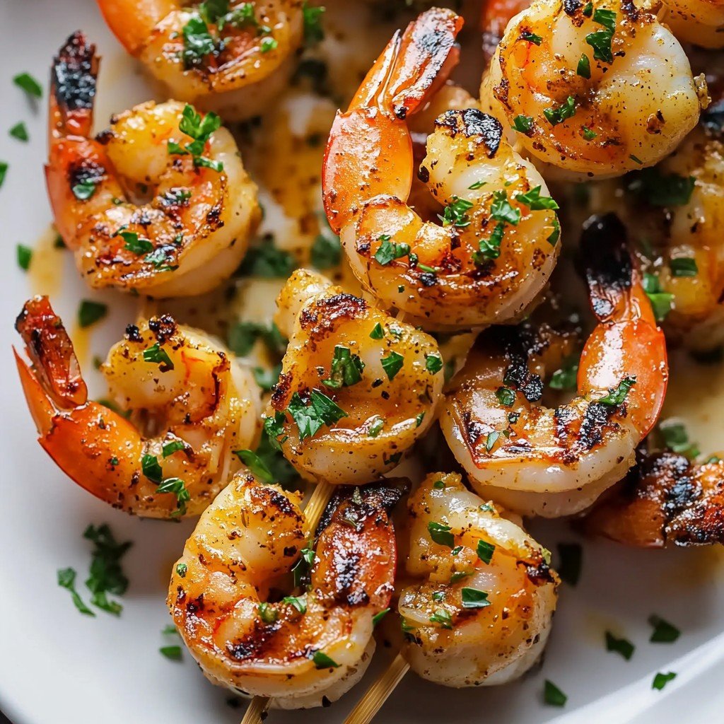 Mediterranean Grilled Shrimp Skewers (Spring)