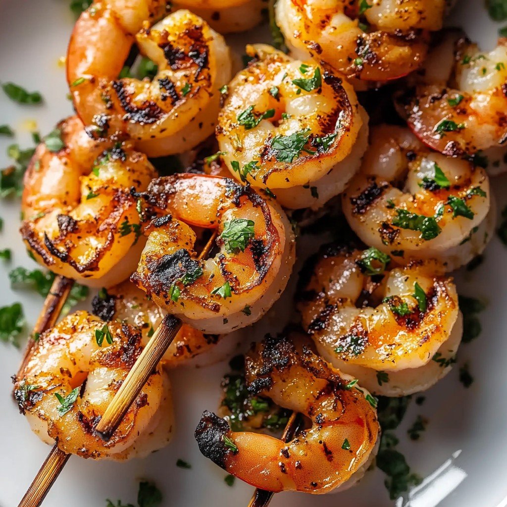 Mediterranean Grilled Shrimp Skewers (Spring)