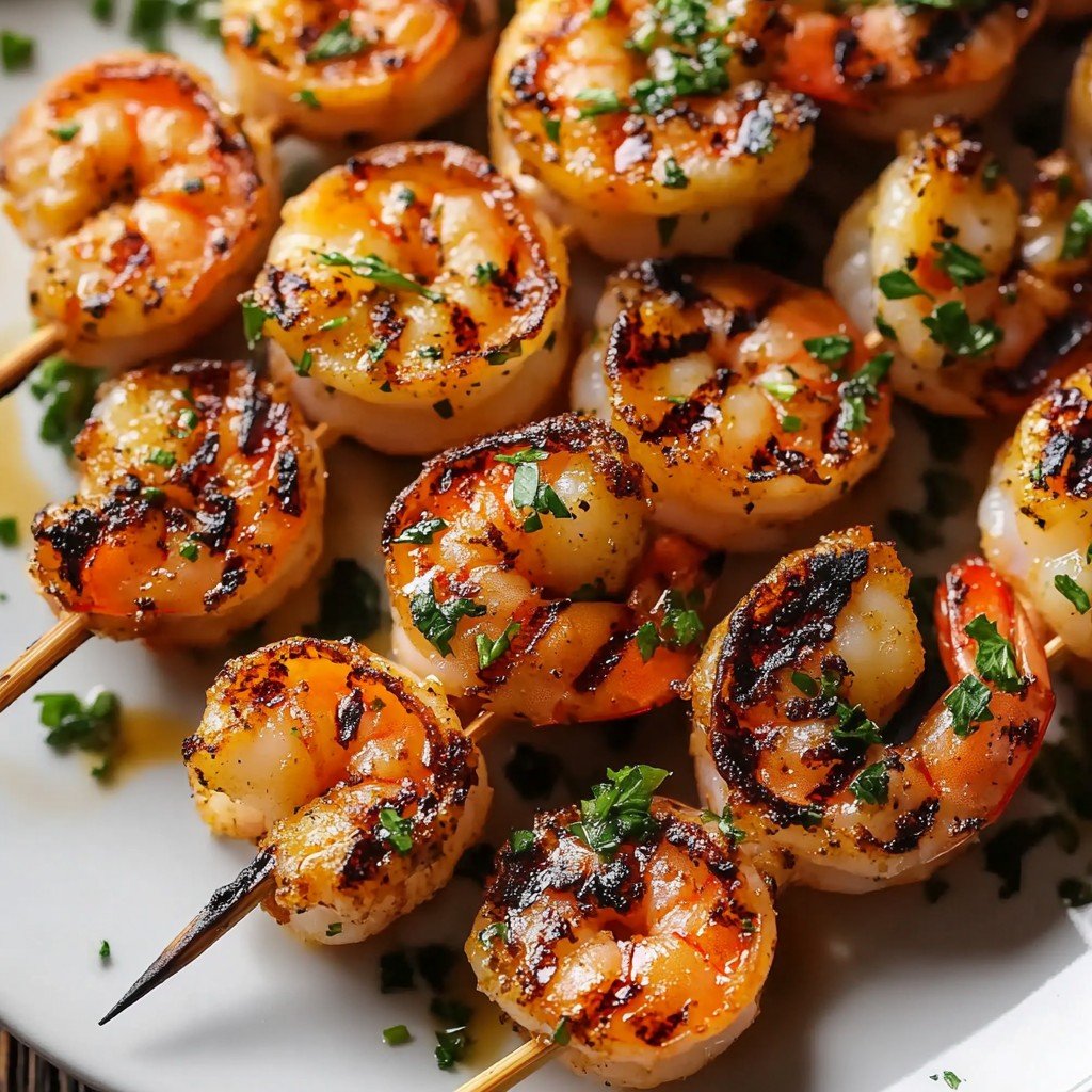 Mediterranean Grilled Shrimp Skewers (Spring)