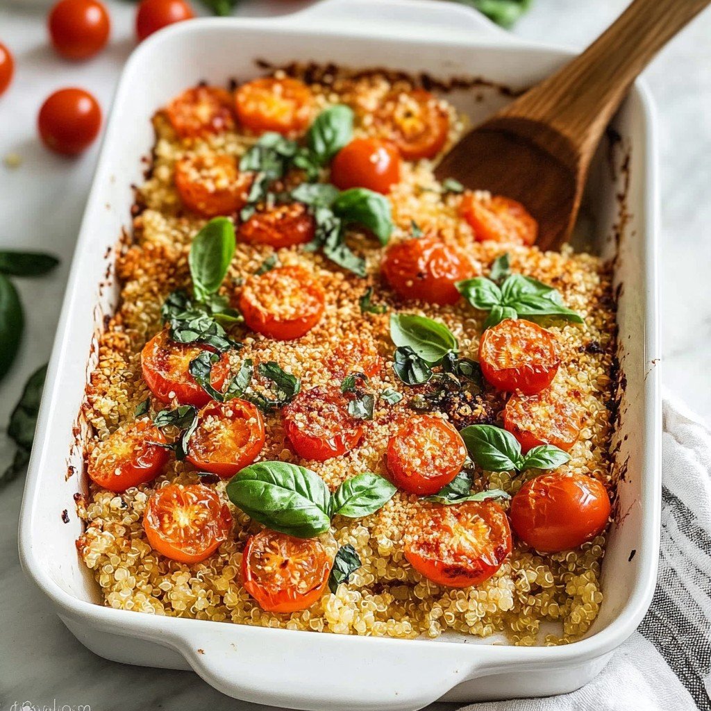 Mediterranean Quinoa Casserole