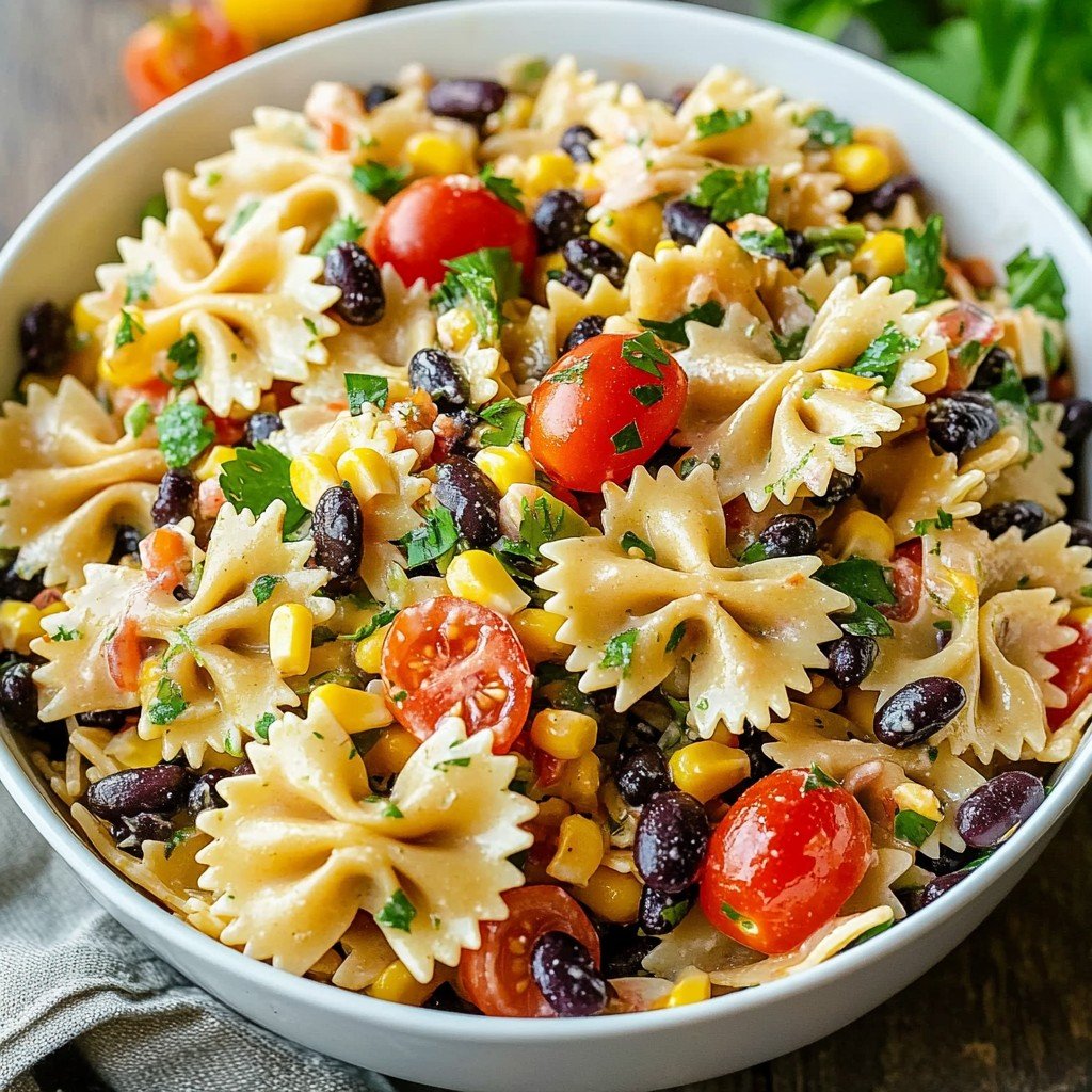 Mexican Pasta Salad Easy Graduation Party Food