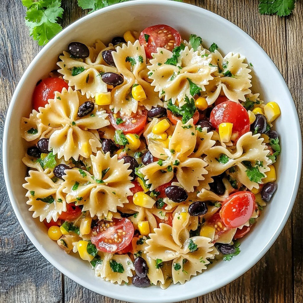 Mexican Pasta Salad Easy Graduation Party Food