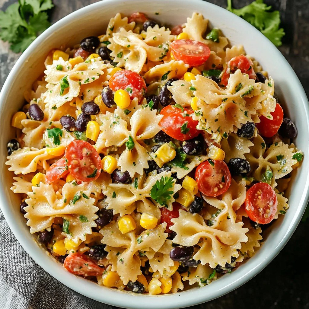 Mexican Pasta Salad Easy Graduation Party Food