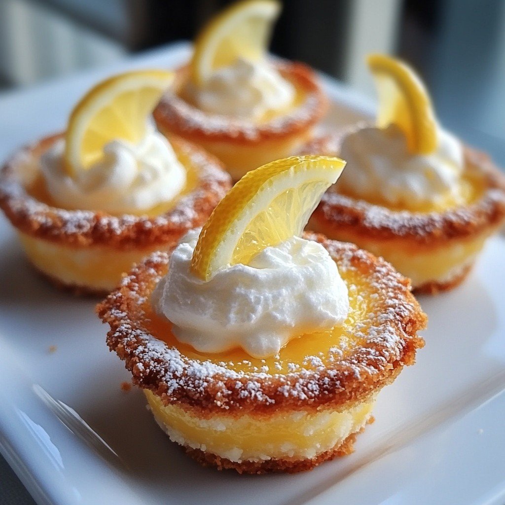 Mini Baby Lemon Impossible Pies