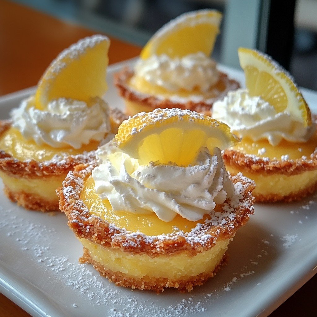 Mini Baby Lemon Impossible Pies