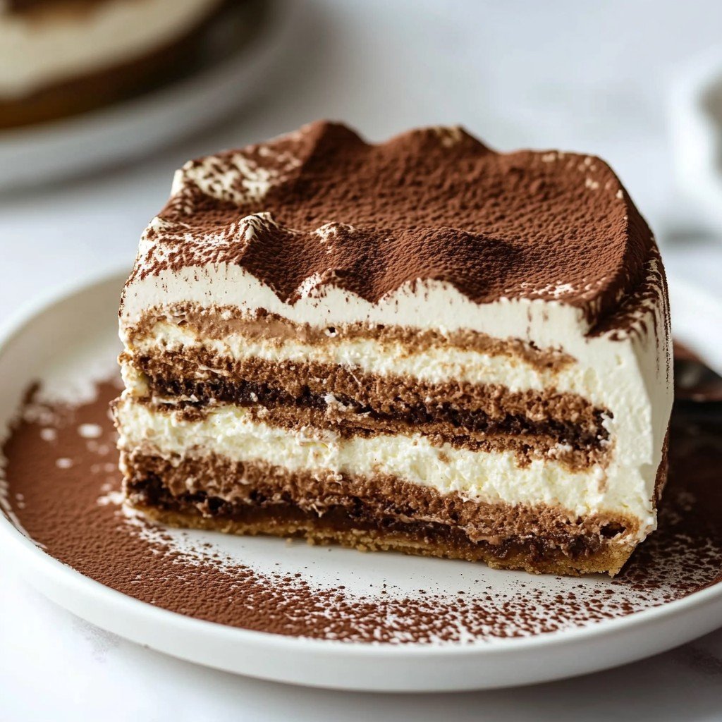No-Bake Tiramisu Cheesecake (Easter)