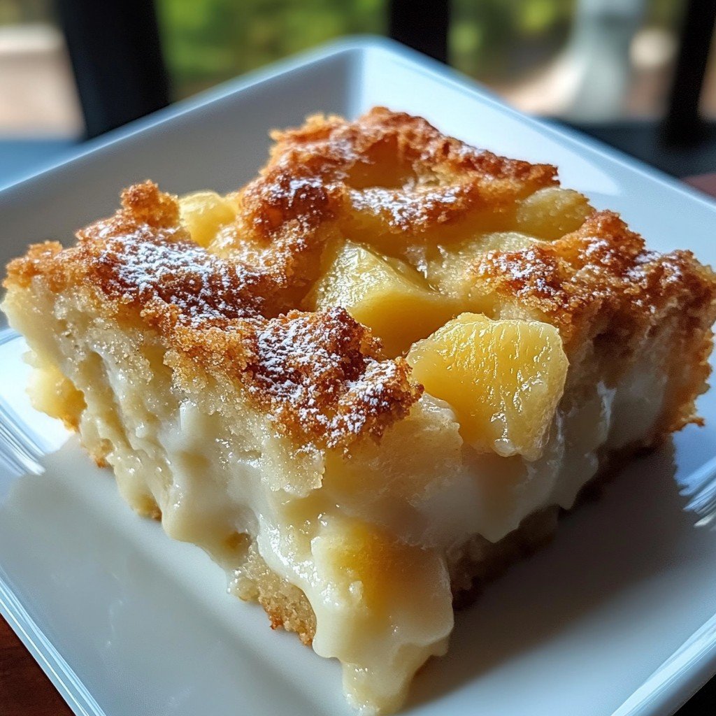 Pineapple Cream Cheese Cobbler