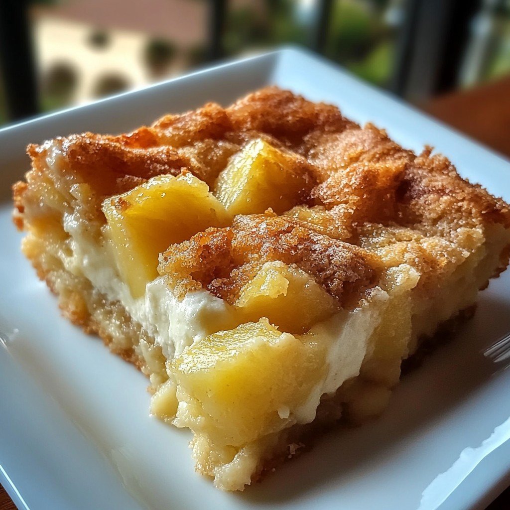 Pineapple Cream Cheese Cobbler