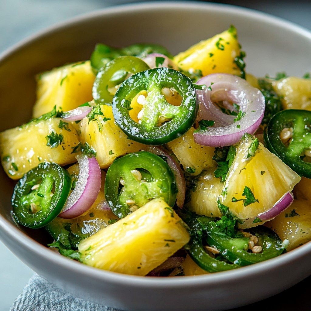 Pineapple Cucumber Salad