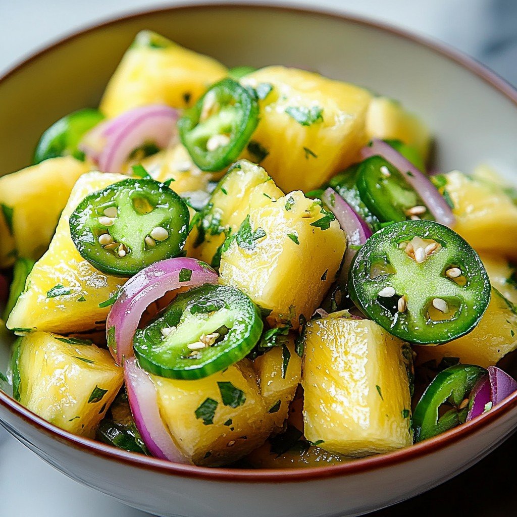 Pineapple Cucumber Salad