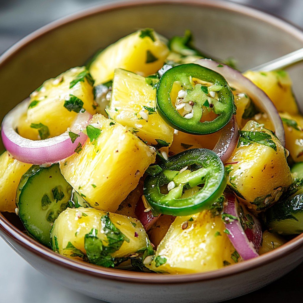Pineapple Cucumber Salad