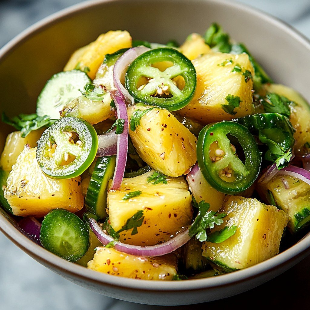 Pineapple Cucumber Salad