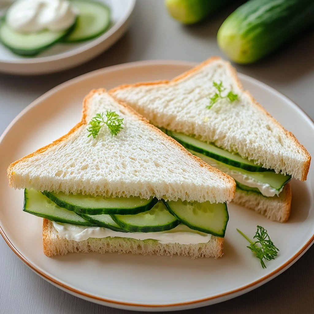 Quick and Fresh Cucumber Sandwiches Recipe