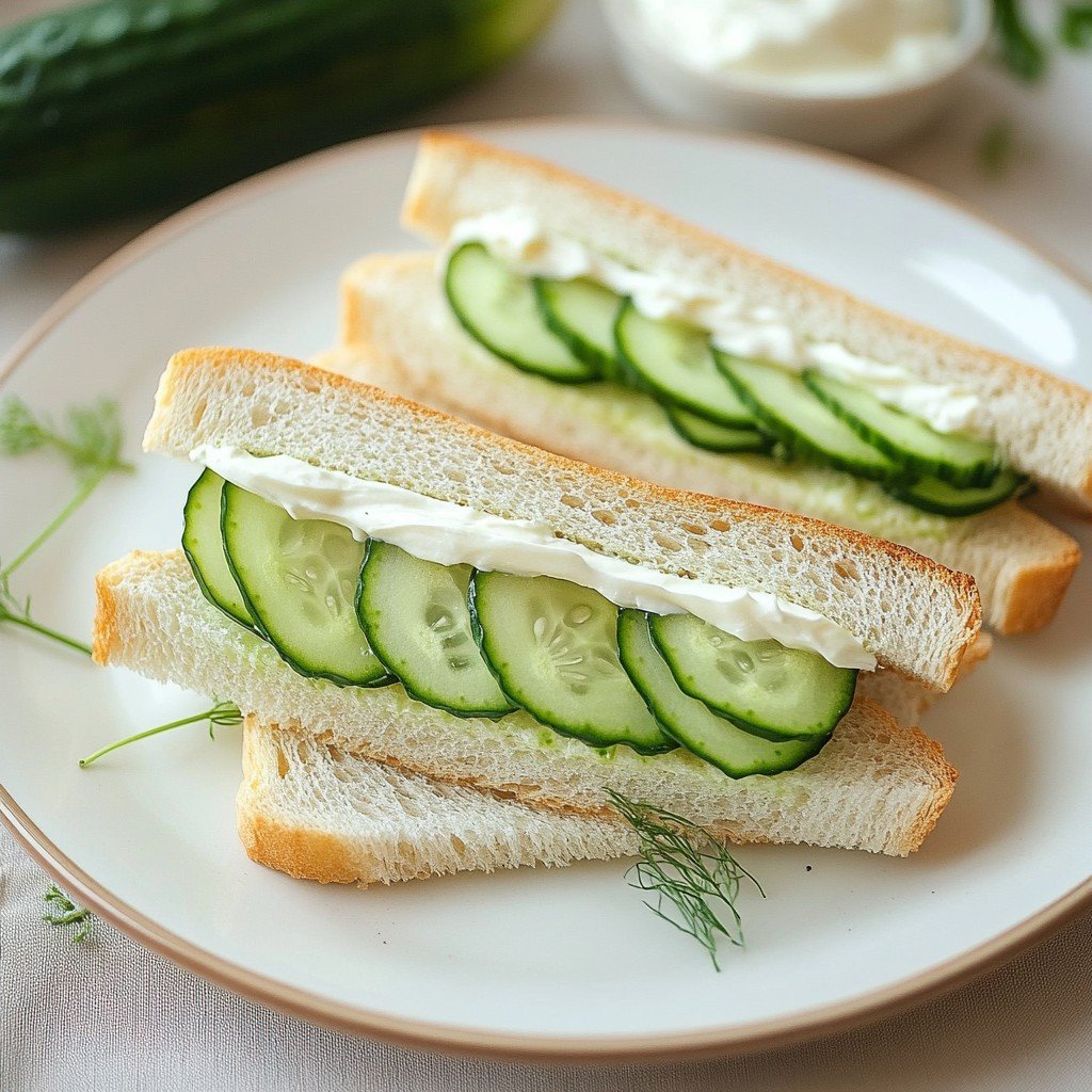 Quick and Fresh Cucumber Sandwiches Recipe