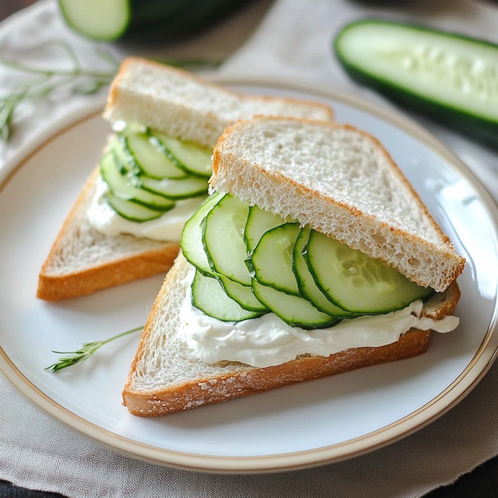 Quick and Fresh Cucumber Sandwiches Recipe