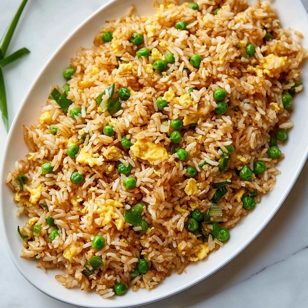 Quick Egg Fried Rice with Soy and Sesame