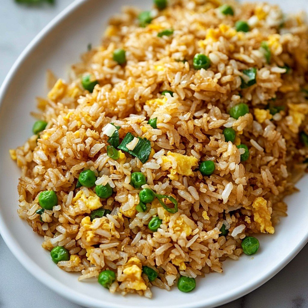 Quick Egg Fried Rice with Soy and Sesame