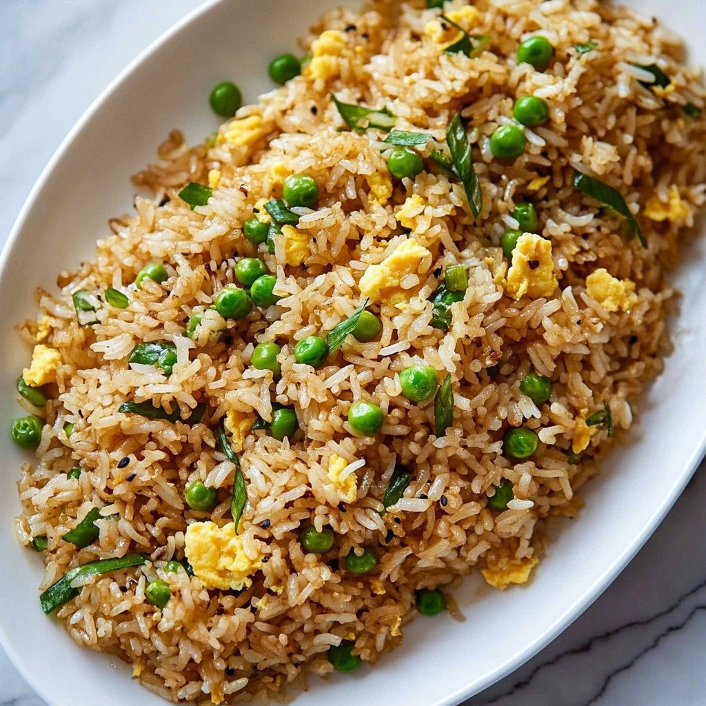 Quick Egg Fried Rice with Soy and Sesame
