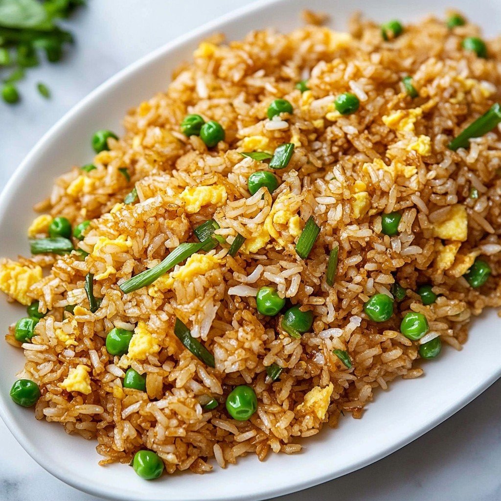 Quick Egg Fried Rice with Soy and Sesame