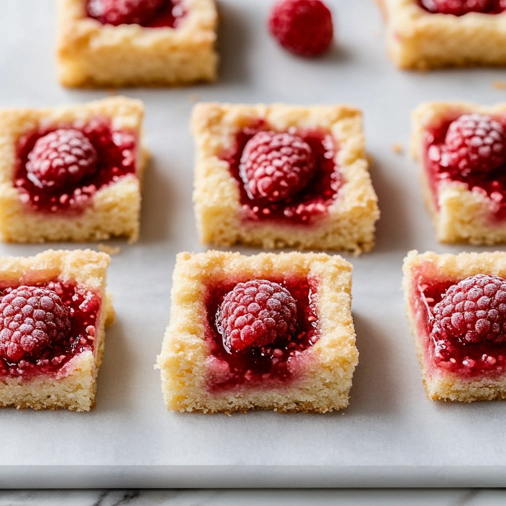 Raspberry Dessert Squares