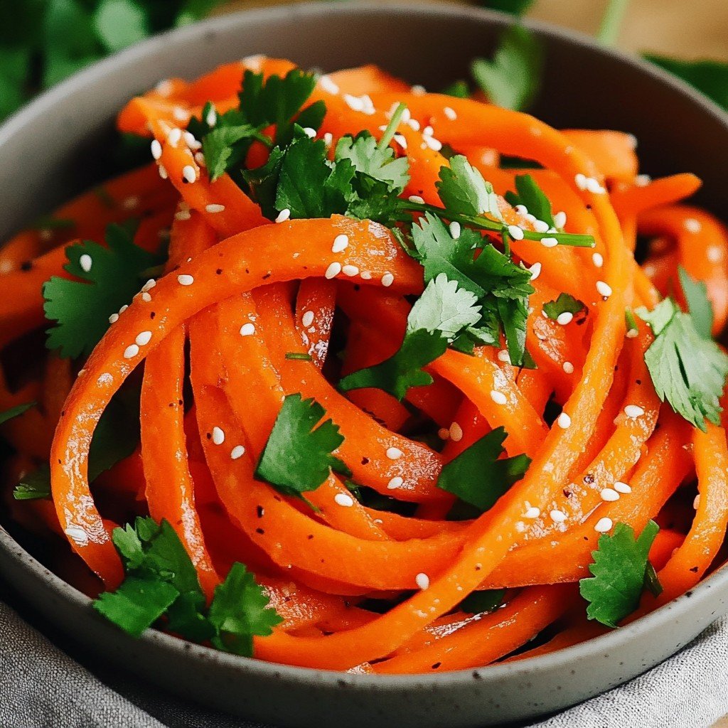 Raw Carrot Salad in 5 Minutes: Crunchy Vegan Bliss