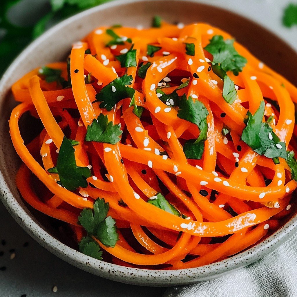 Raw Carrot Salad in 5 Minutes: Crunchy Vegan Bliss