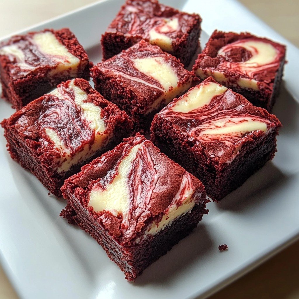 Red Velvet Cheesecake Brownies