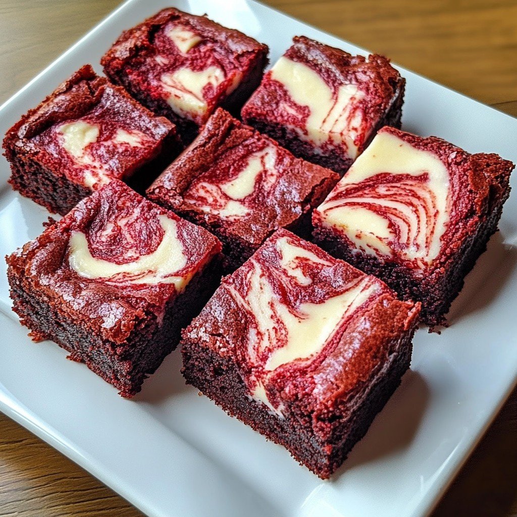 Red Velvet Cheesecake Brownies