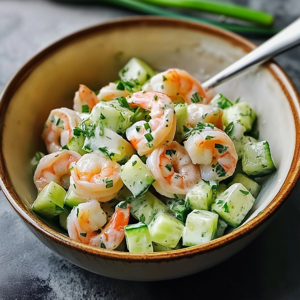 Refreshing Cucumber Shrimp Salad in Minutes
