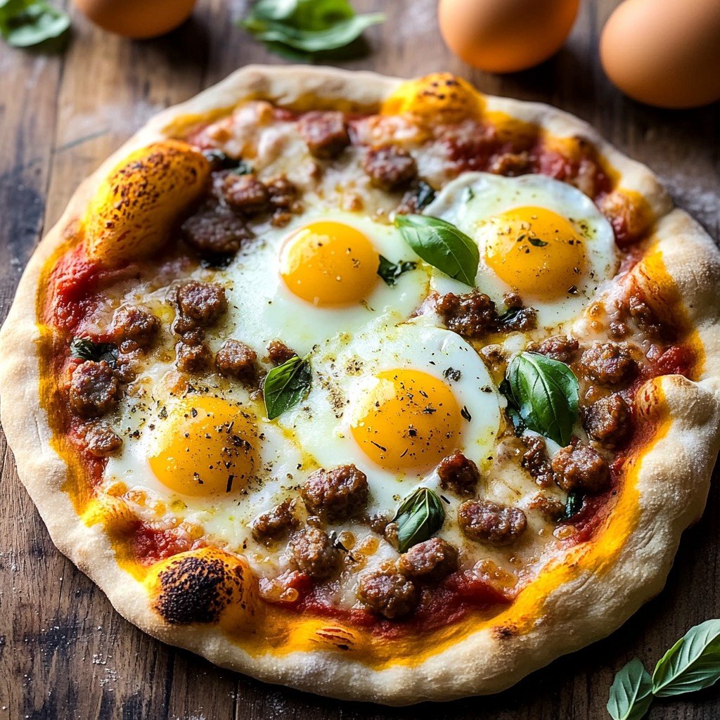 Sausage Breakfast Pizza Cozy Spring Brunch Favorite