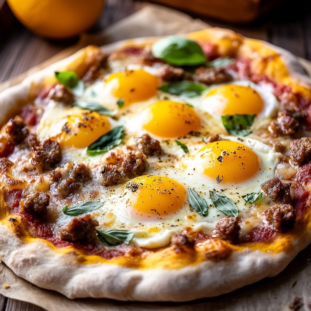 Sausage Breakfast Pizza Cozy Spring Brunch Favorite