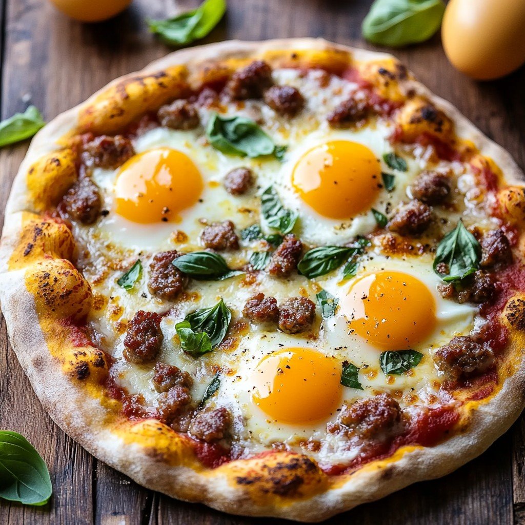 Sausage Breakfast Pizza Cozy Spring Brunch Favorite