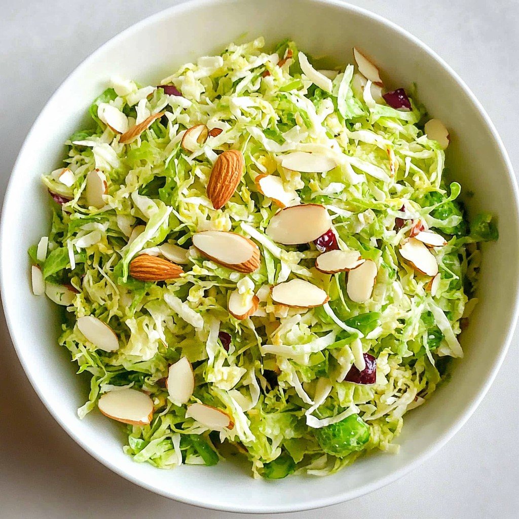 Shaved Brussels Sprout Salad