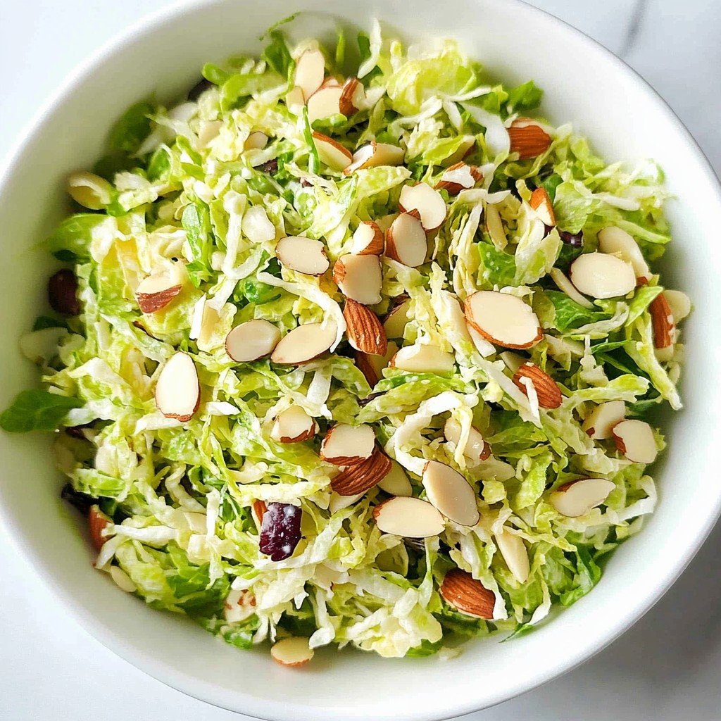 Shaved Brussels Sprout Salad