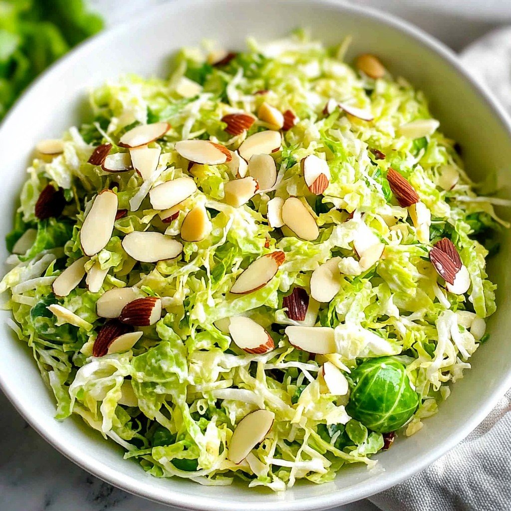Shaved Brussels Sprout Salad