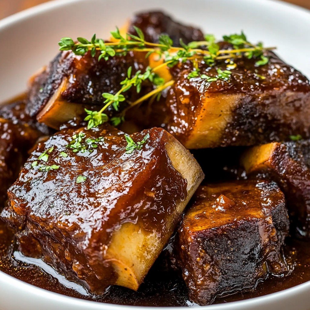 Slow Cooker Beef Short Ribs Muckbang Style