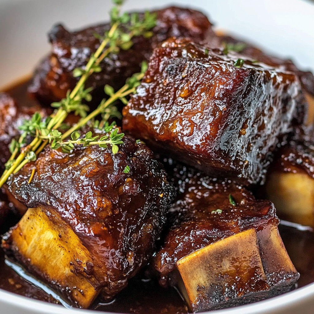 Slow Cooker Beef Short Ribs Muckbang Style