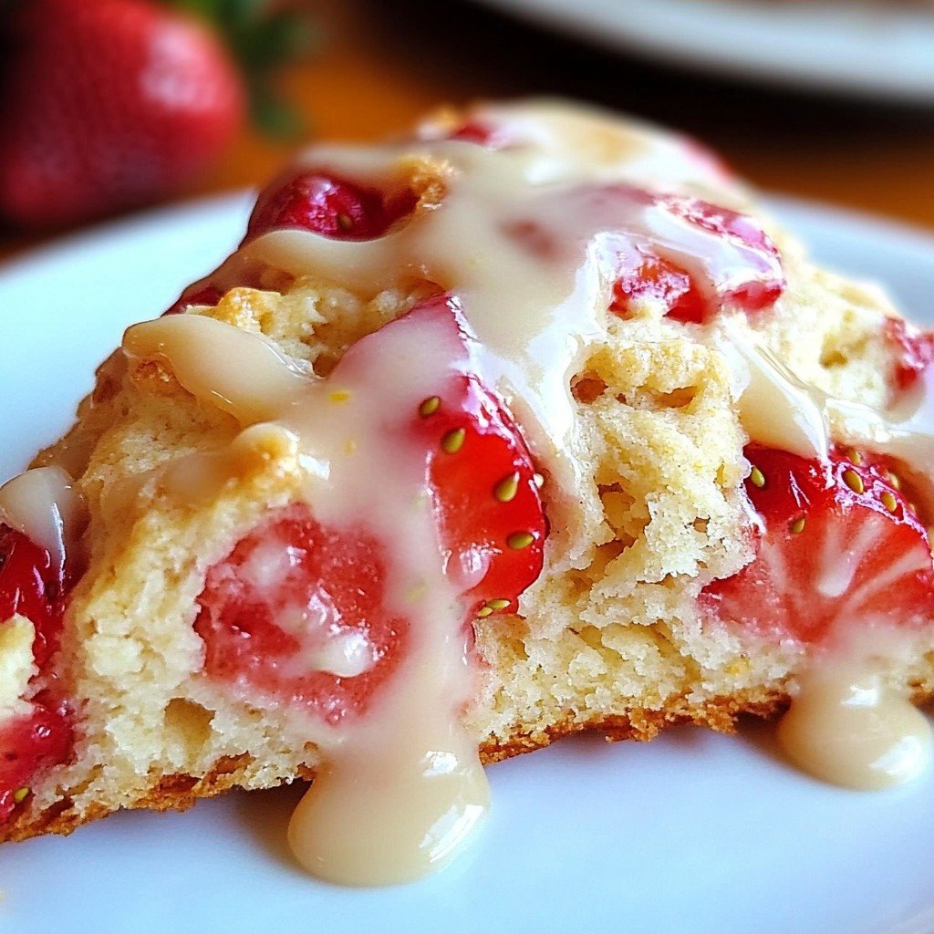 Strawberry Lemon Scones Easy Dessert