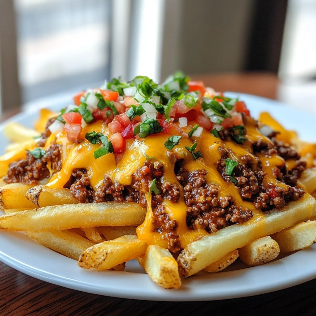 Taco Beef Loaded Fries