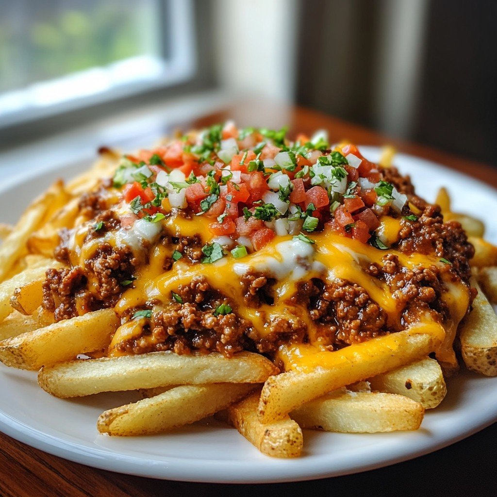 Taco Beef Loaded Fries