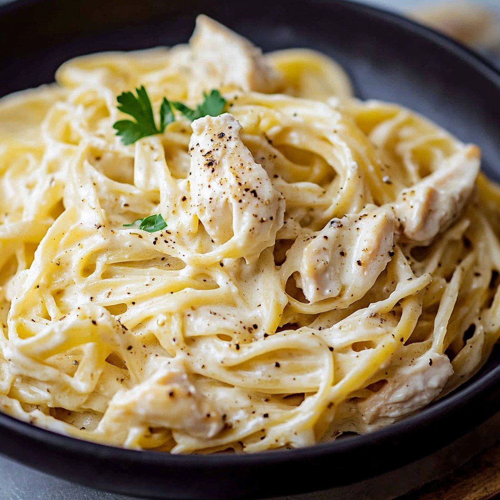 Tasty Instant Pot Chicken Alfredo