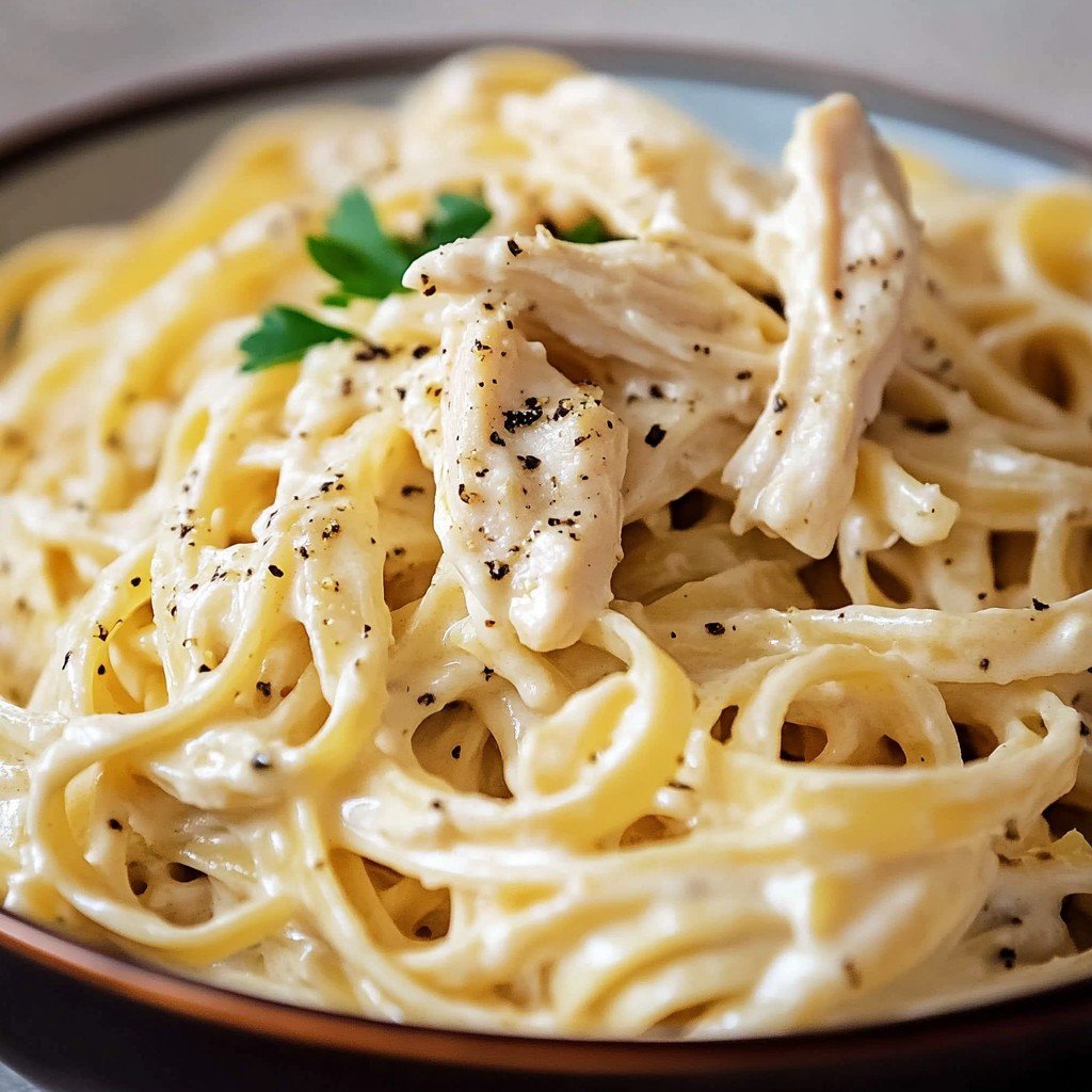 Tasty Instant Pot Chicken Alfredo