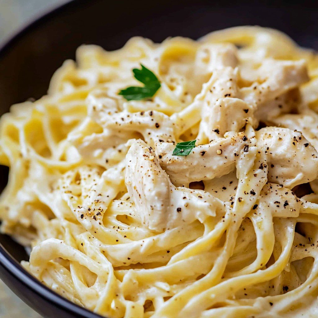 Tasty Instant Pot Chicken Alfredo