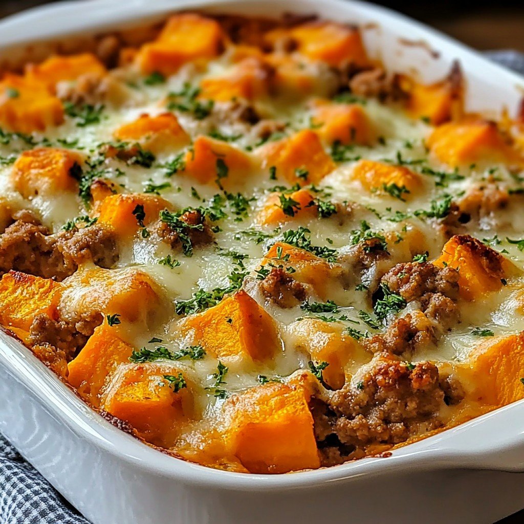 Turkey Sweet Potato Bake