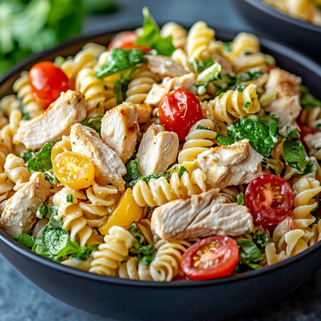 Zesty Chicken Club Pasta Salad for Your Summer Gatherings