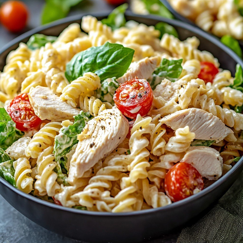 Zesty Chicken Club Pasta Salad for Your Summer Gatherings