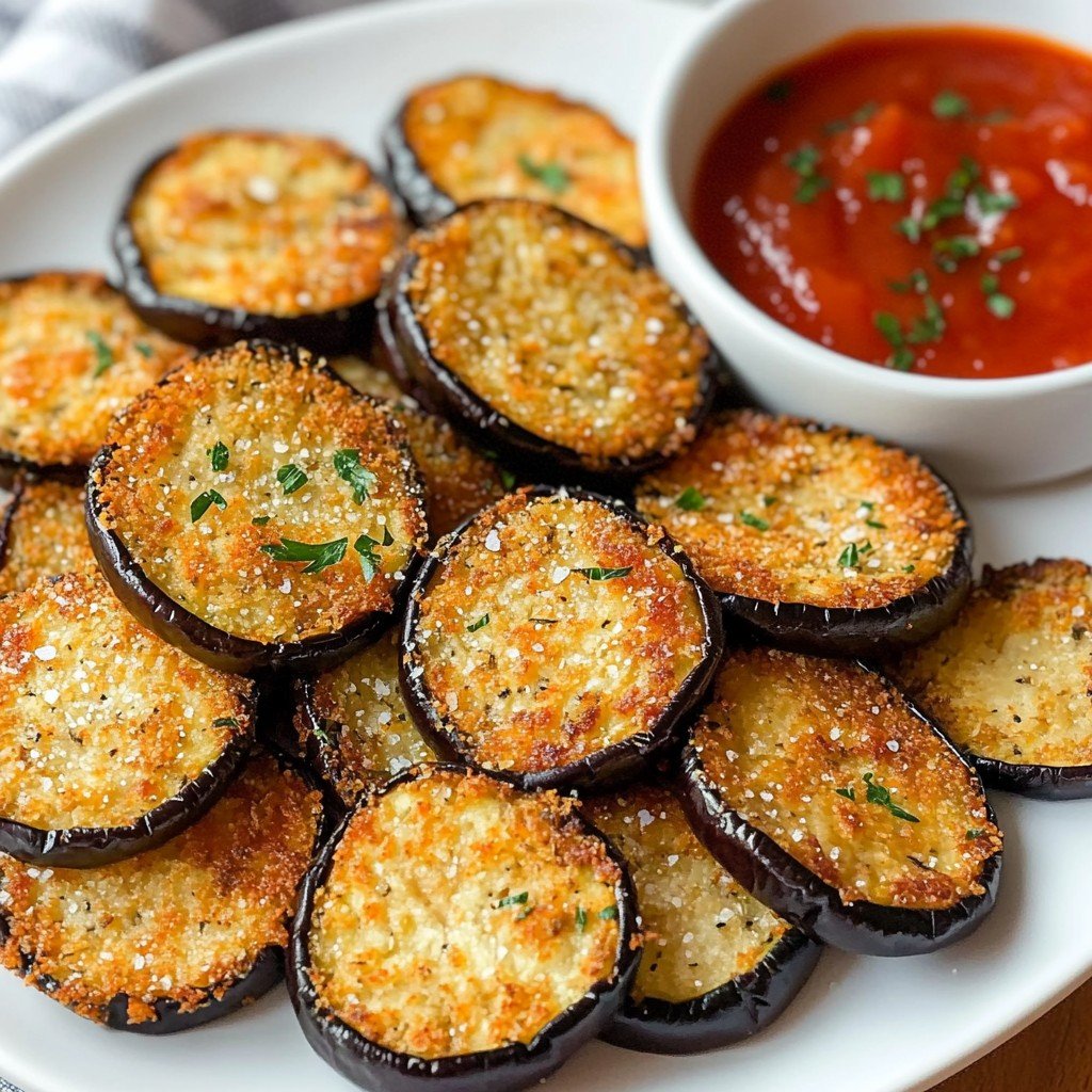 Air Fryer Eggplant Bites Crispy Snack